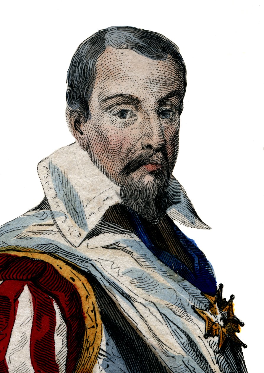 Portrett av Louis Des Balbes de Berton de Crillon (1543-1615), fransk soldat ringte mannen uten frykt. av French School