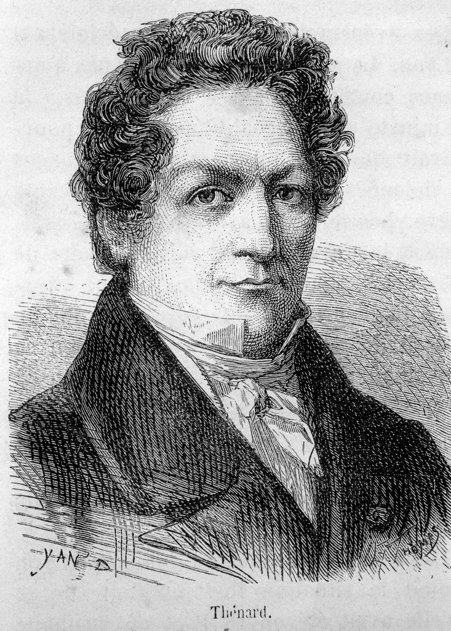 Portrett av Louis Jacques Thenard (1777-1857), fransk kjemiker. av French School