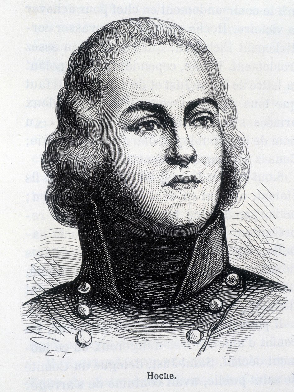 Portrett av Louis Lazare Hoche (1768-1797), fransk general - i "" L