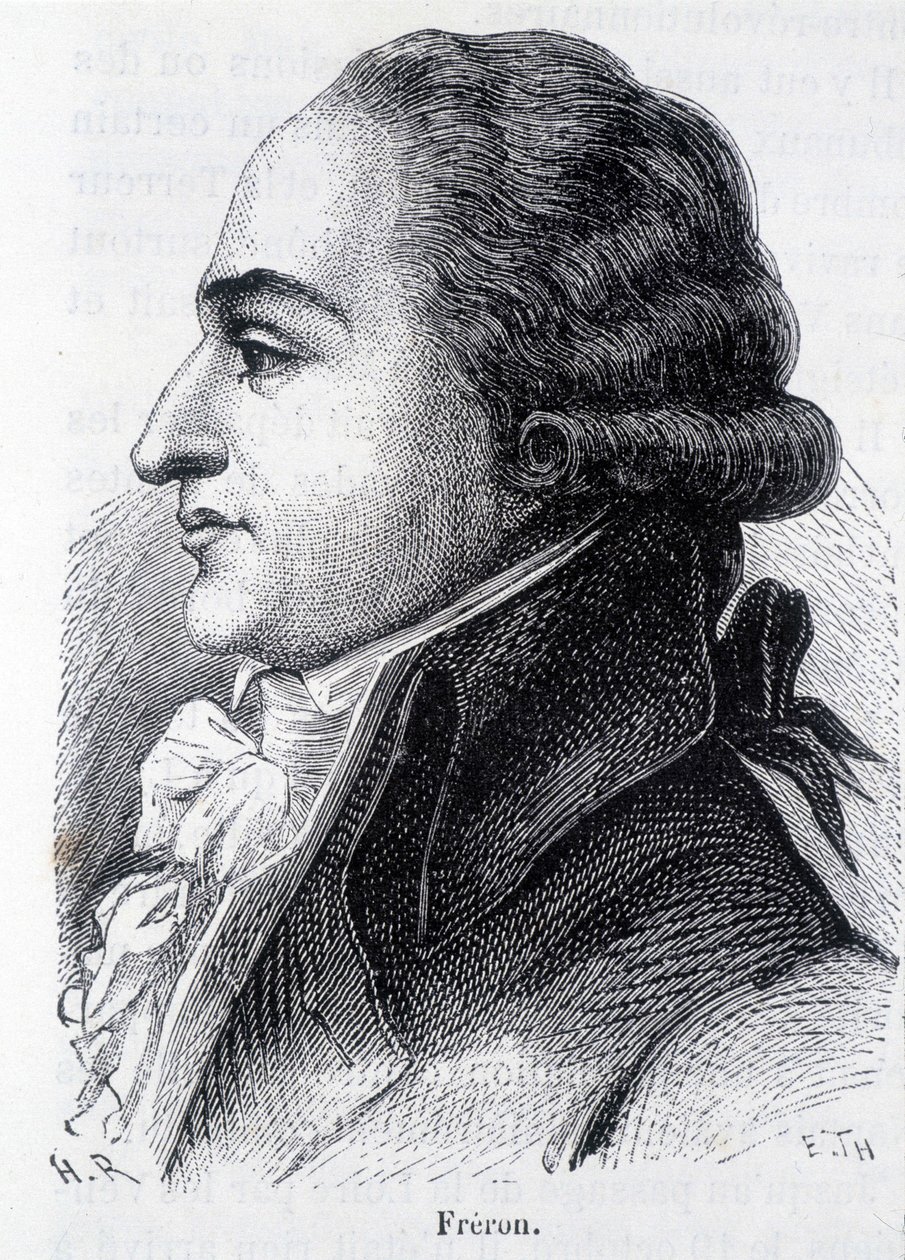 Portrait of Louis Marie Stanislas Freron (1754-1802), French publicist - in “” L