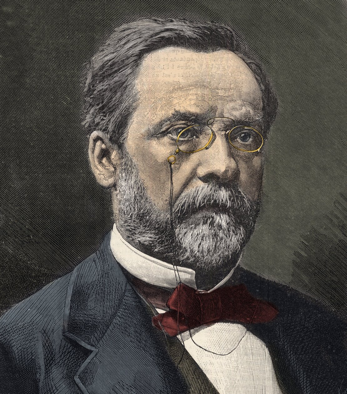 Portrett av Louis Pasteur (1822-1895), engelsk kjemiker og mikrobiolog av French School