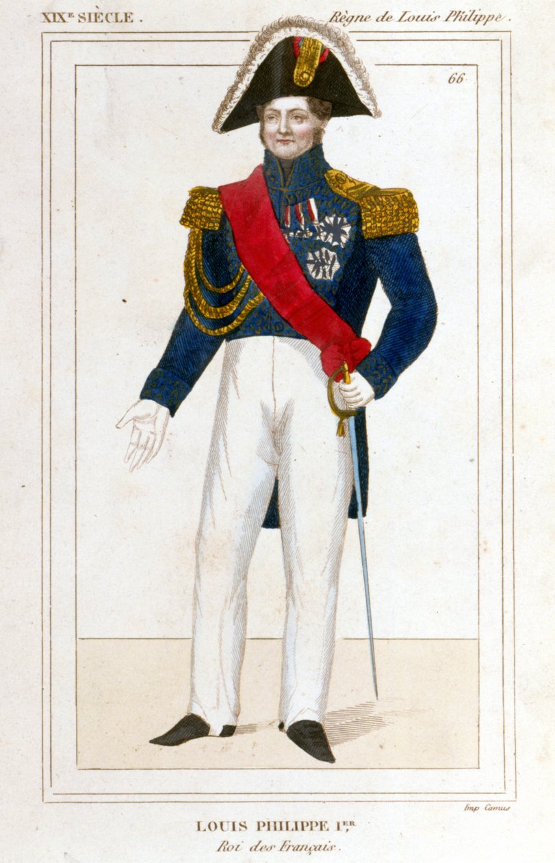 Portrett av Louis Philippe I, franskmennenes konge. av French School