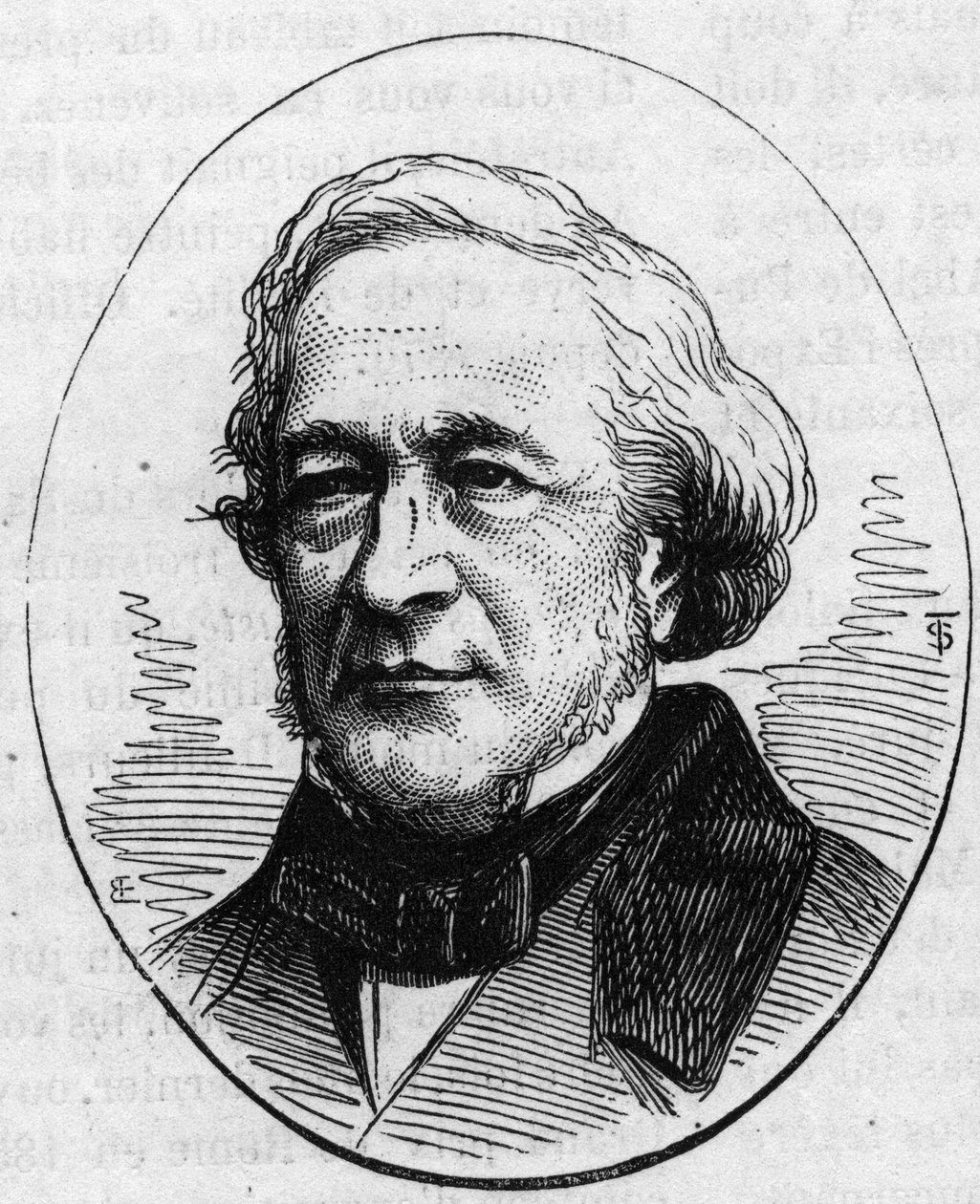 Portrett av Louis Pierre Henriquel Dupont (Henriquel@-Dupont av French School