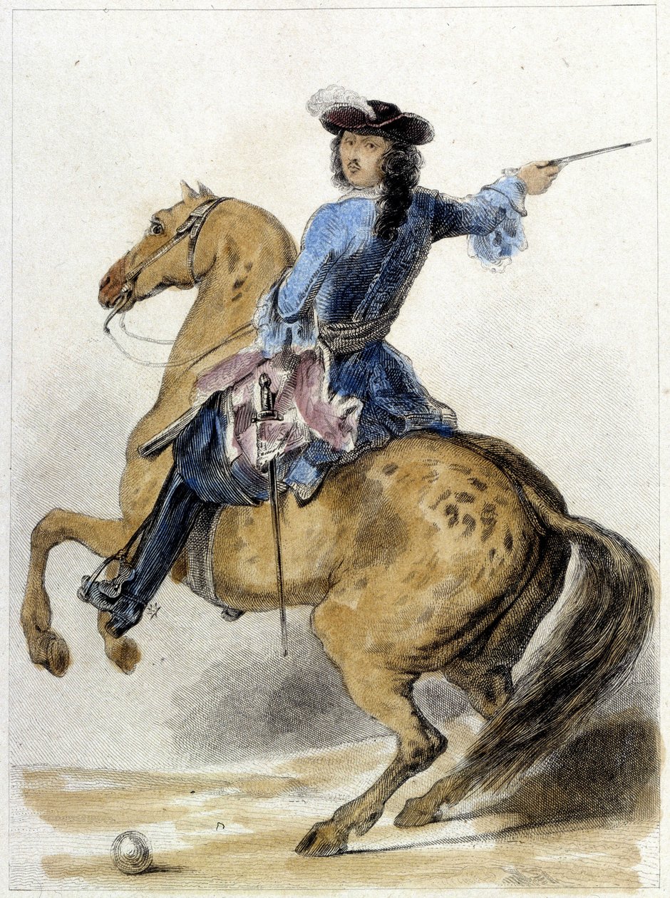 Portrett av Ludvig XIV (1638 - 1715), konge av Frankrike. av French School