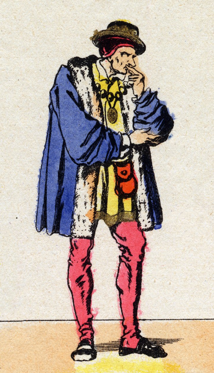 Portrait of Louis XI (1423-1483), King of France. av French School