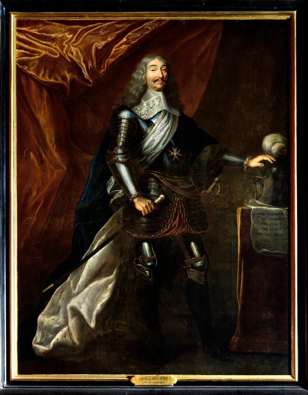 Portrett av Louis de Bethune av French School
