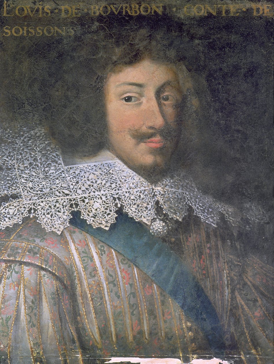 Portrett av Louis av Bourbon (1604-41) greve av Soissons av French School