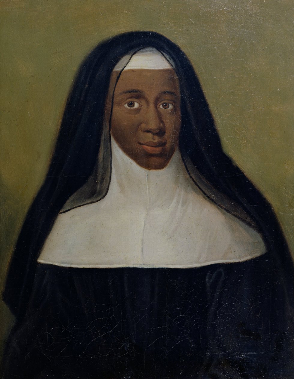 Portrett av Louise-Marie-Therese (1664-1732) Den svarte nonne av Moret av French School