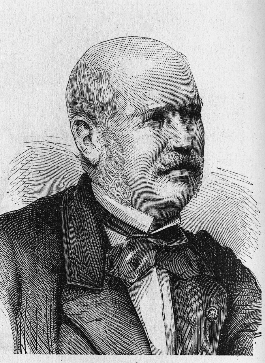 Portrett av M.F.E. Belgrand (1810 - 1878) - i "" Album of Science; berømte lærde; Store funn""" 1896. av French School