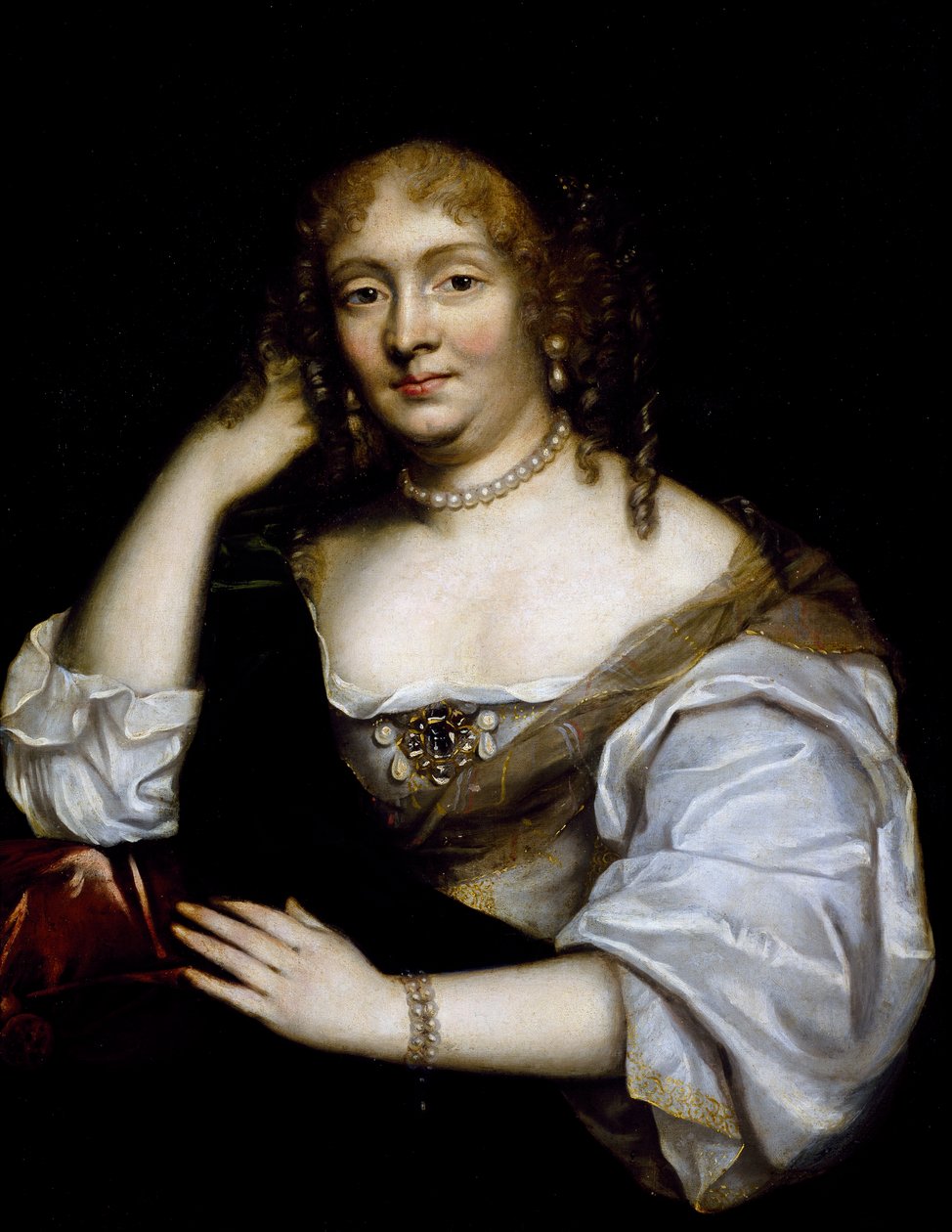Portrett av Madame de Sevigne, etter 1670 (olje på lerret) av French School
