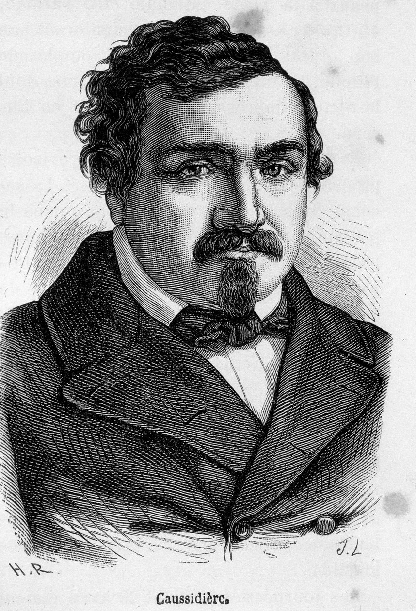 Portrait of Marc Caussidiere, French politician (1808-1861). av French School