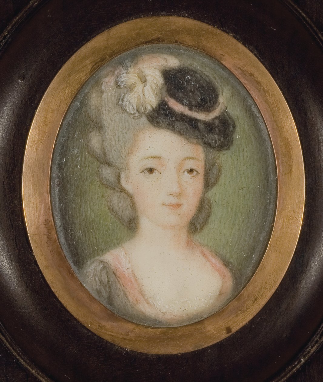 Portrett av Marie Adrienne Francoise de Noailles, Marquise de la Fayette av French School