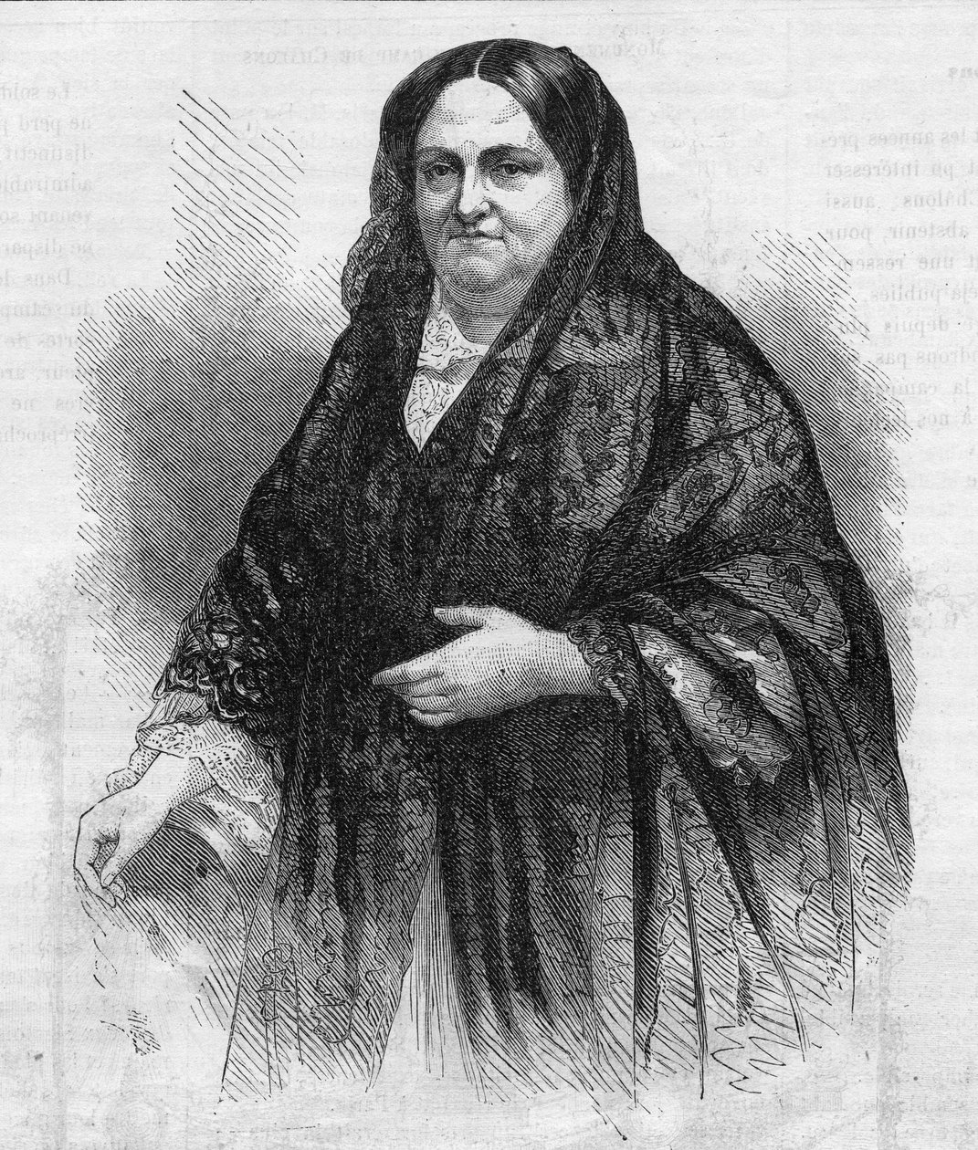 Portrait of Marie Christine Ferdinande de Bourbon av French School