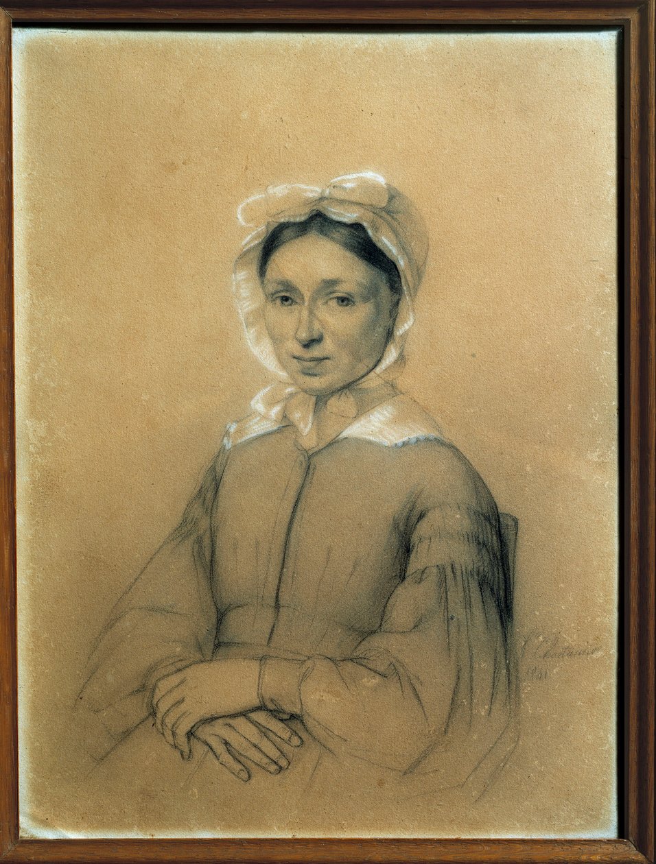 Portrett av Marie Dumas, født Marie Louise Elisabeth Labouret, mor til Alexandre Dumas far Anonym tegning. 1841 Villers Cotterets. Alexandre Dumas museum av French School