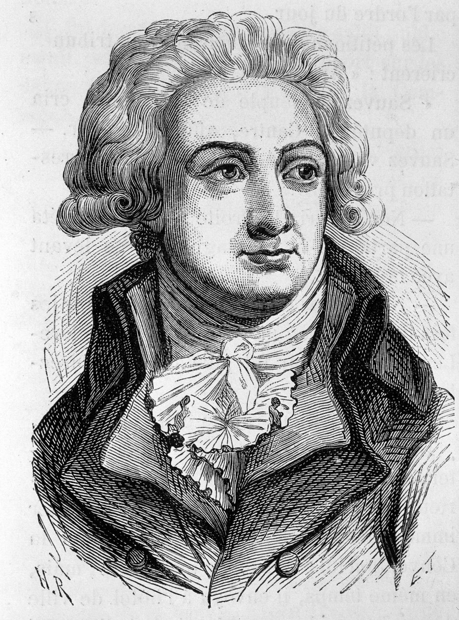 Portrett av Marie Jean Herault de Sechelles (1759-1794), fransk politiker - i "L