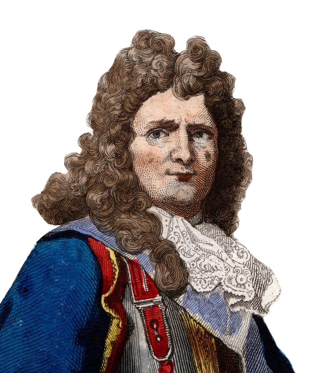 Portrett av Marquis de Vauban (1633-1707), marskalk av Frankrike. av French School
