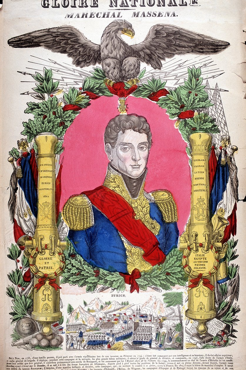 Portrait of Marshal Massena (1756 - 1817). av French School