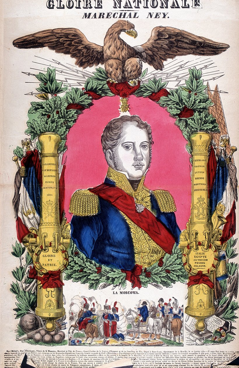 Portrett av marskalk Michel Ney (1769 - 1815). av French School