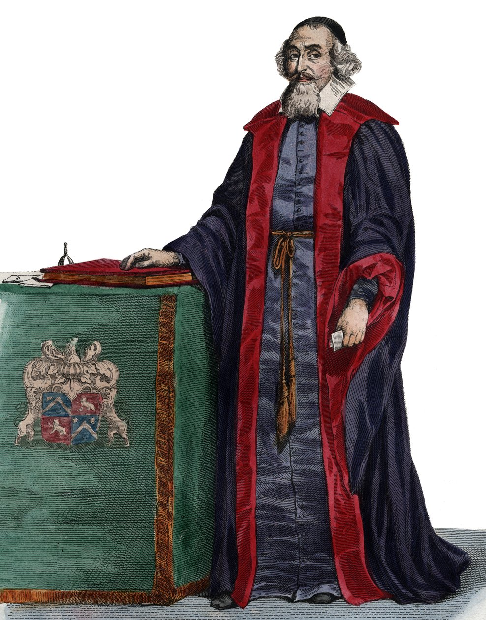 Portrett av Mathieu Mole (1584-1656), fransk statsmann. av French School