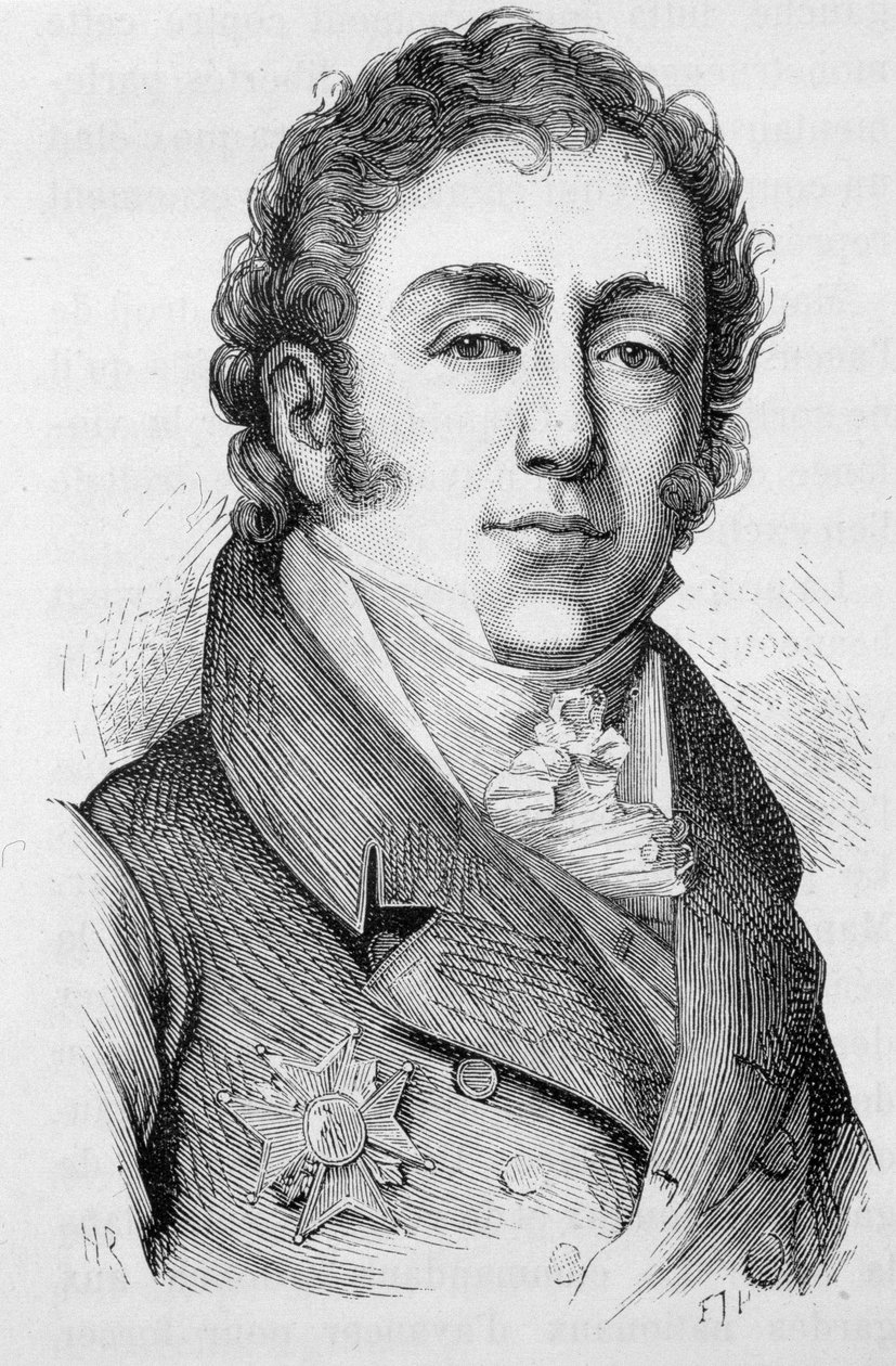 Portrait of Mathieu Montmorency, French politician (1766 - 1826) - in “” L