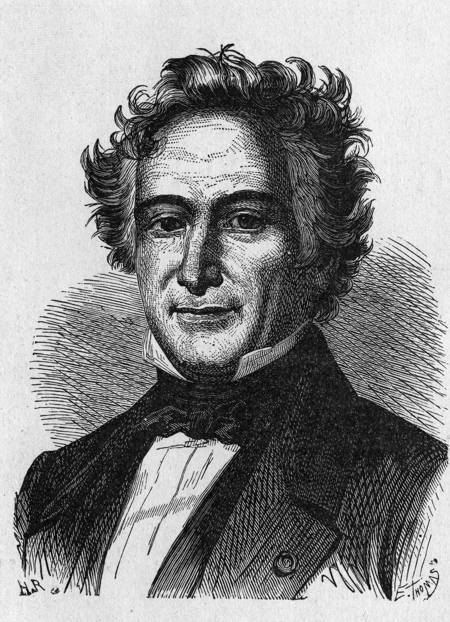 Portrett av Michel Eugene (Michel-Eugene) Chevreul (1786-1889), fransk kjemiker - i "Album de la Science; berømte vitenskapsmenn; Store funn""" 1896. av French School
