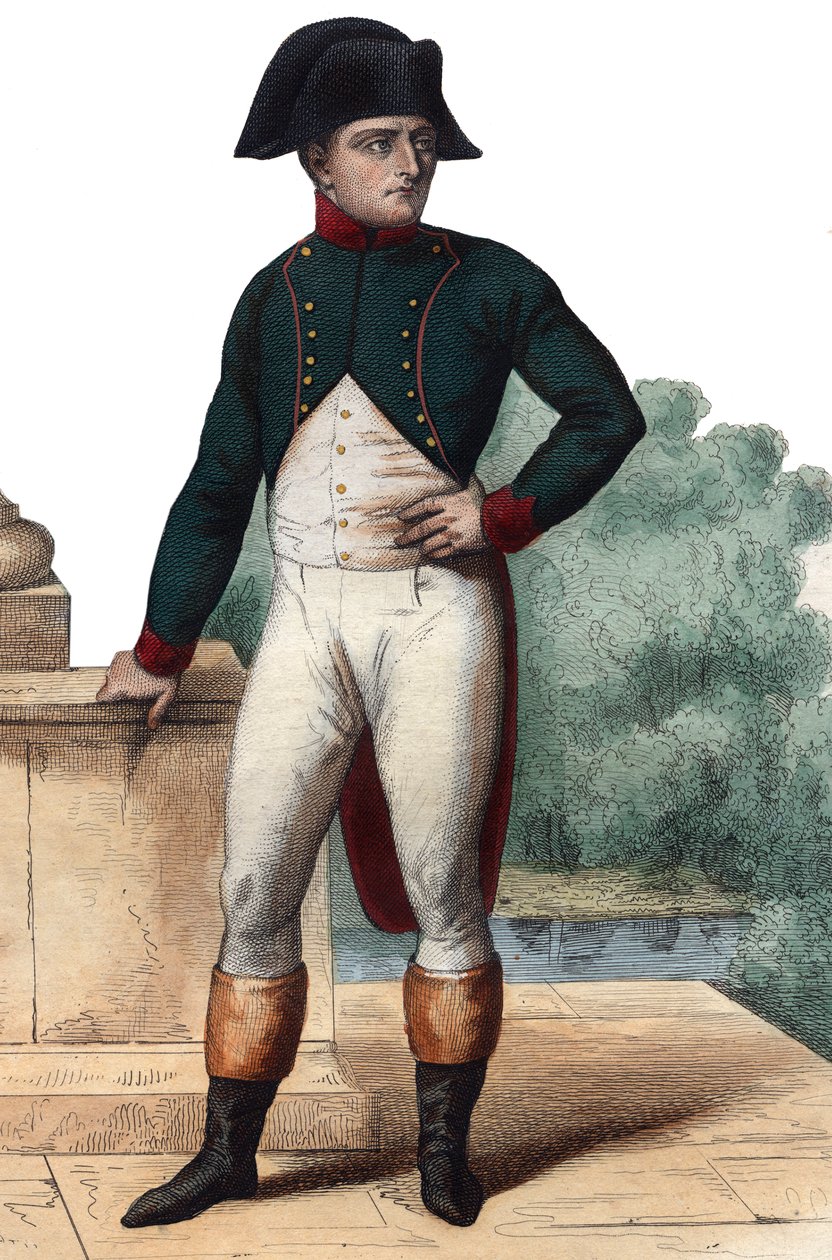 Portrett av Napoleon Bonaparte (1768-1821) som første konsul. av French School