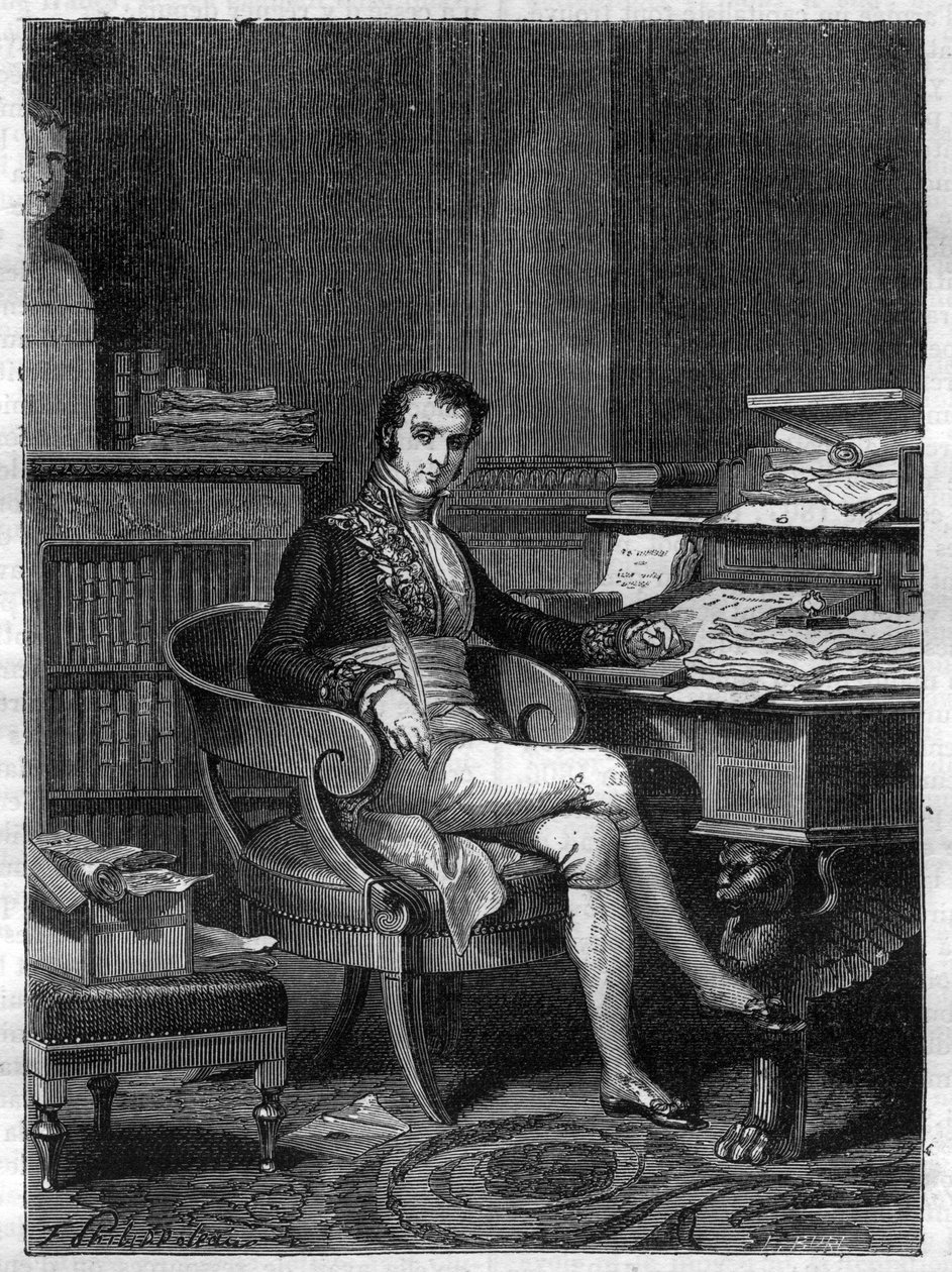 Portrait of Nicolas Francois Mollien (1758-1850), French politician - in “Histoire de l