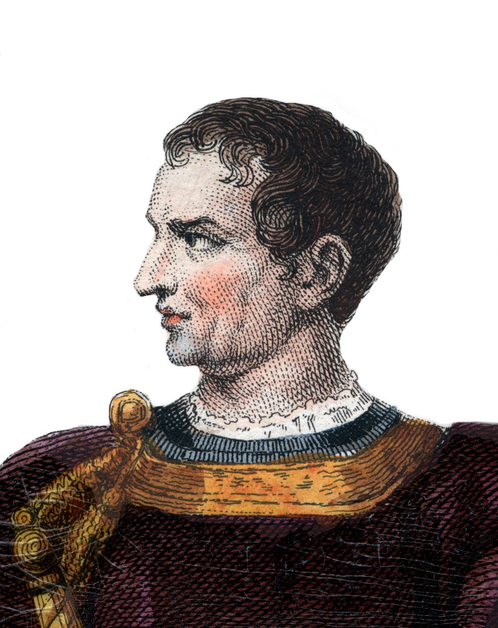 Portrett av Olivier V de Clisson (1336-1407), fransk konstabel. av French School