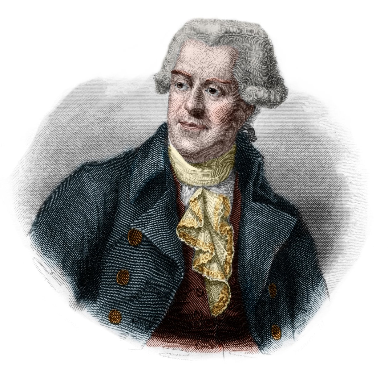 Portrett av Pascal (Pasquale) Paoli (1725-1807) korsikansk patriot og leder. av French School