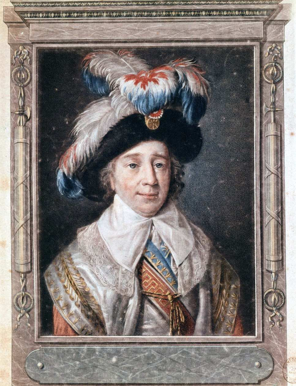 Portrett av Paul Barras (1755 - 1829). av French School