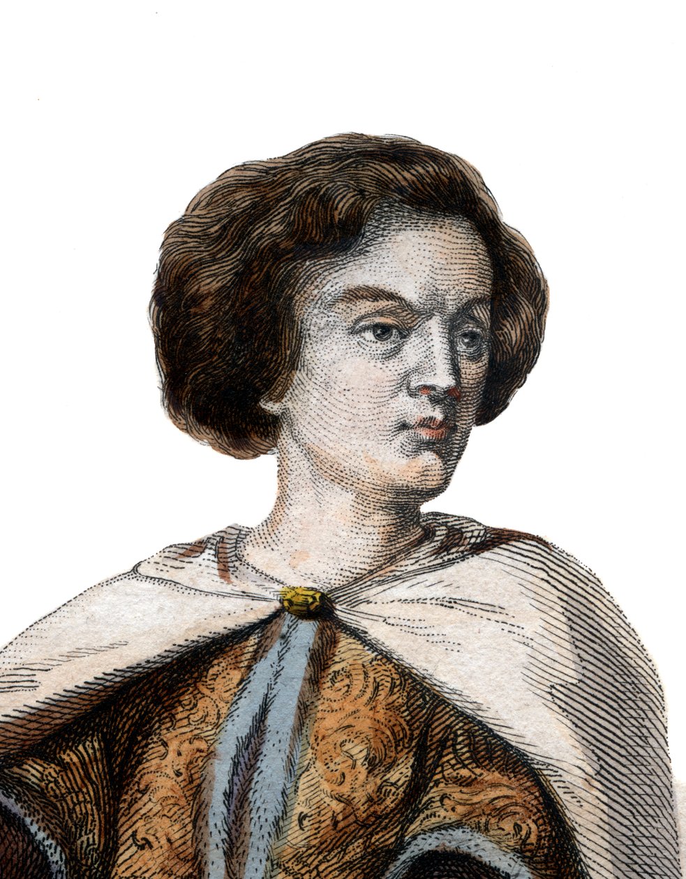 Portrett av Peter Abelard (Pierre Abailard) (Pierre Abeilard) (1079-1142), fransk skolastisk filosof, teolog og logiker. av French School
