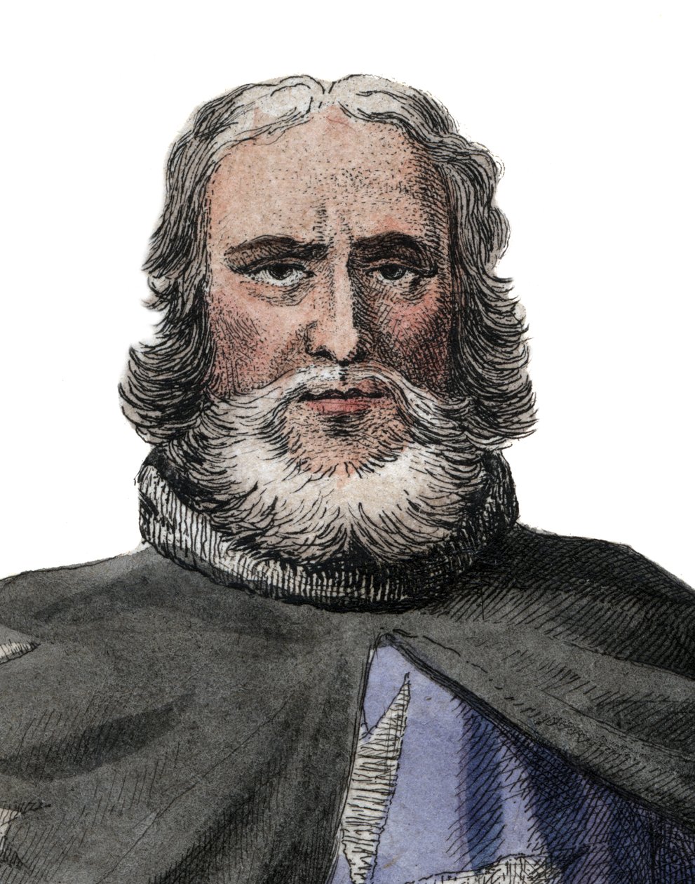 Portrett av Philippe de Villiers de lIsle Adam (1464-1534), medlem av Knights Hospitaller. av French School