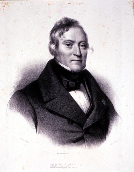 Portrett av Pierre Baillot (1771-1842) gravert av Julien (litho) av French School