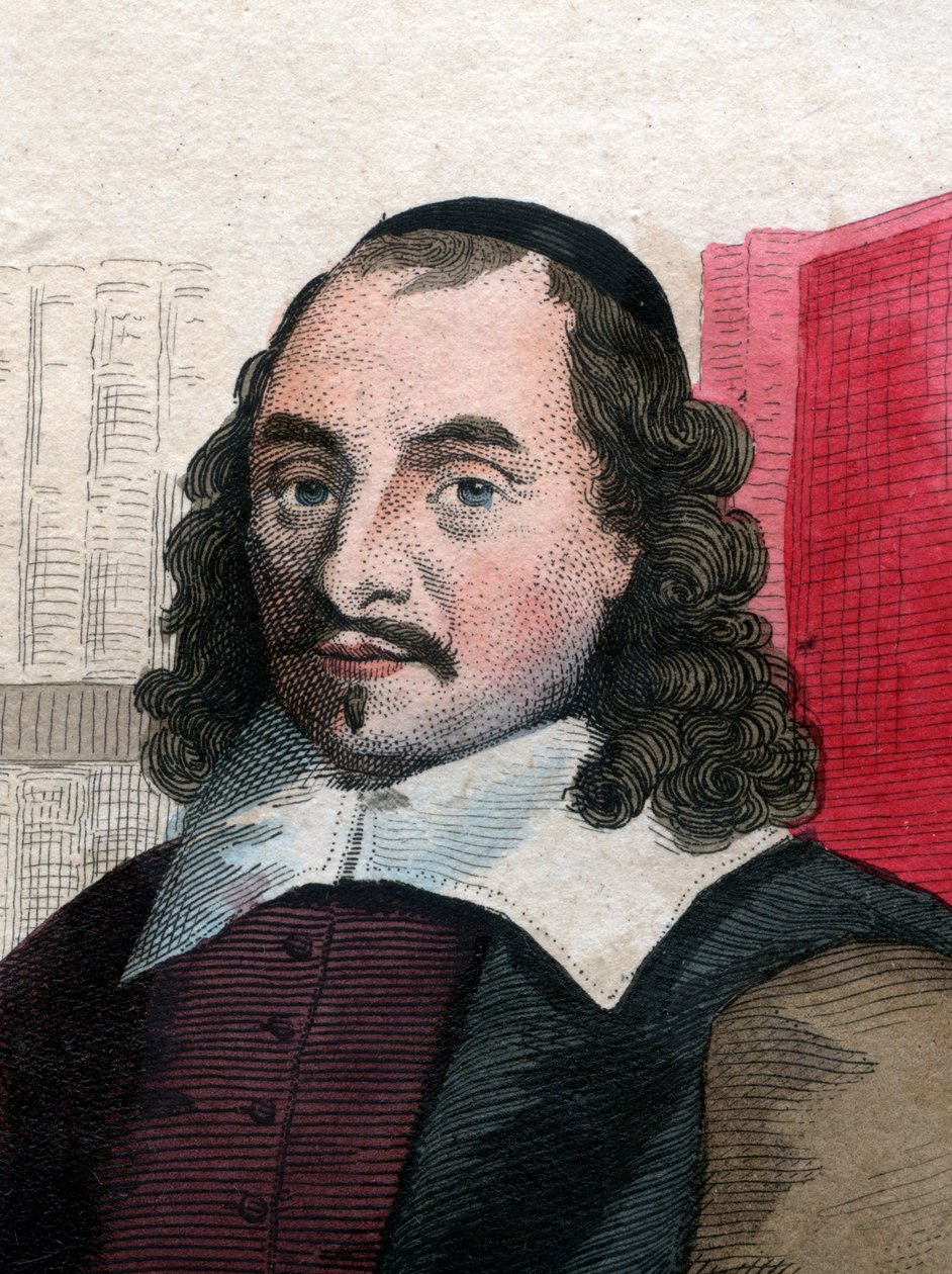 Portrett av Pierre Corneille (1606-1684), fransk dramatiker. av French School