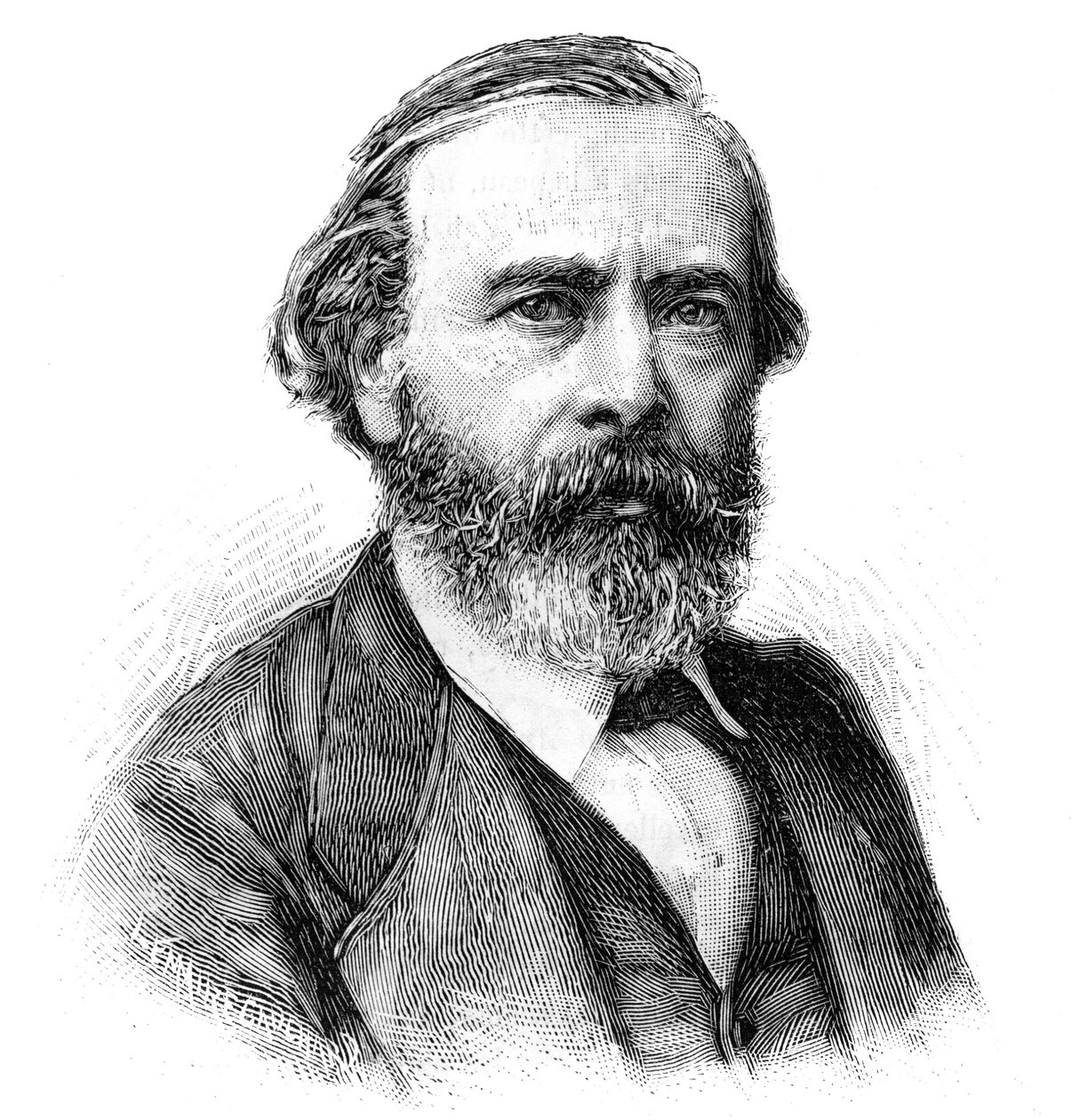 Portrett av Pierre Edouard (Pierre-Edouard) Frere (1819-1886), fransk maler. Gravering i "" The Illustrated World"", 5. juni av French School