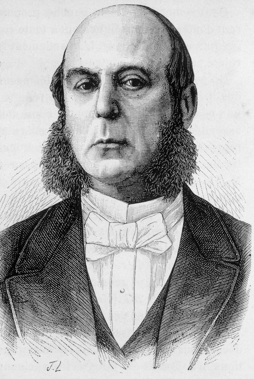 Portrett av Pierre Jules Baroche fransk politiker (1802 - 1870) av French School