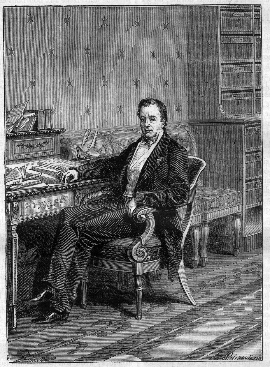 Portrett av Pierre Paul Royer-Collard (Royer Collard av French School