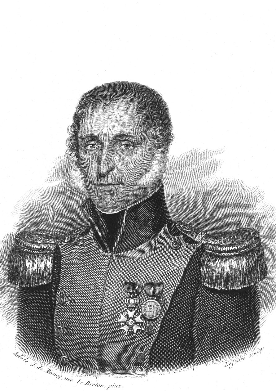 Portrett av Pierre Thomas Laurent Paillette (1776-1835) (gravering) av French School