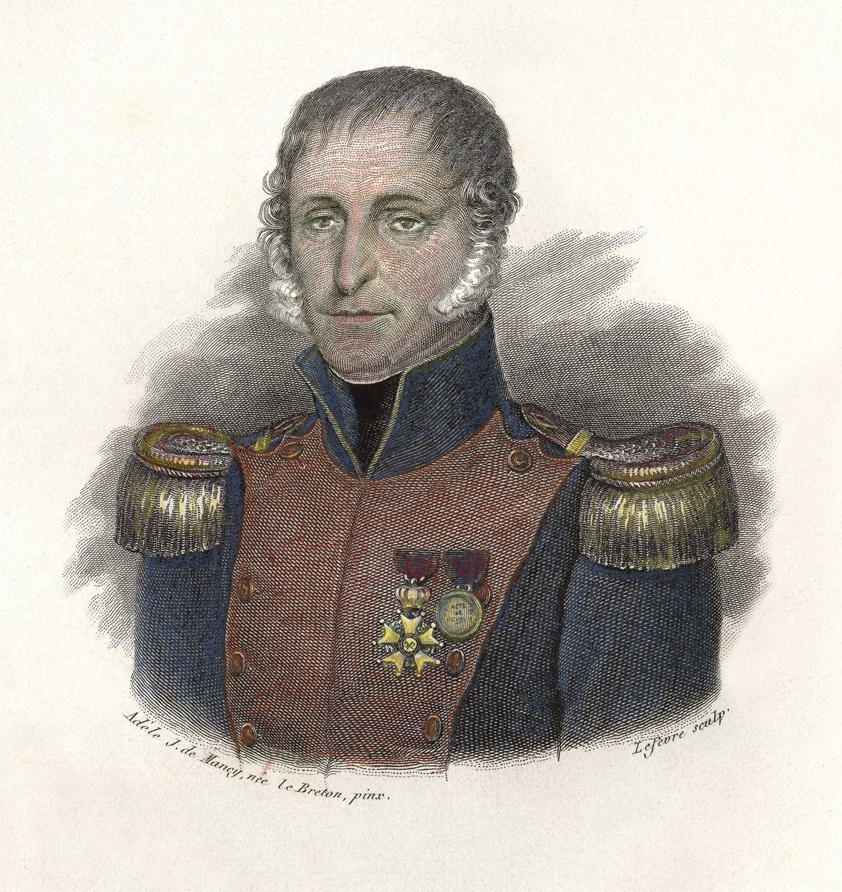 Portrett av Pierre Thomas Laurent Paillette av French School