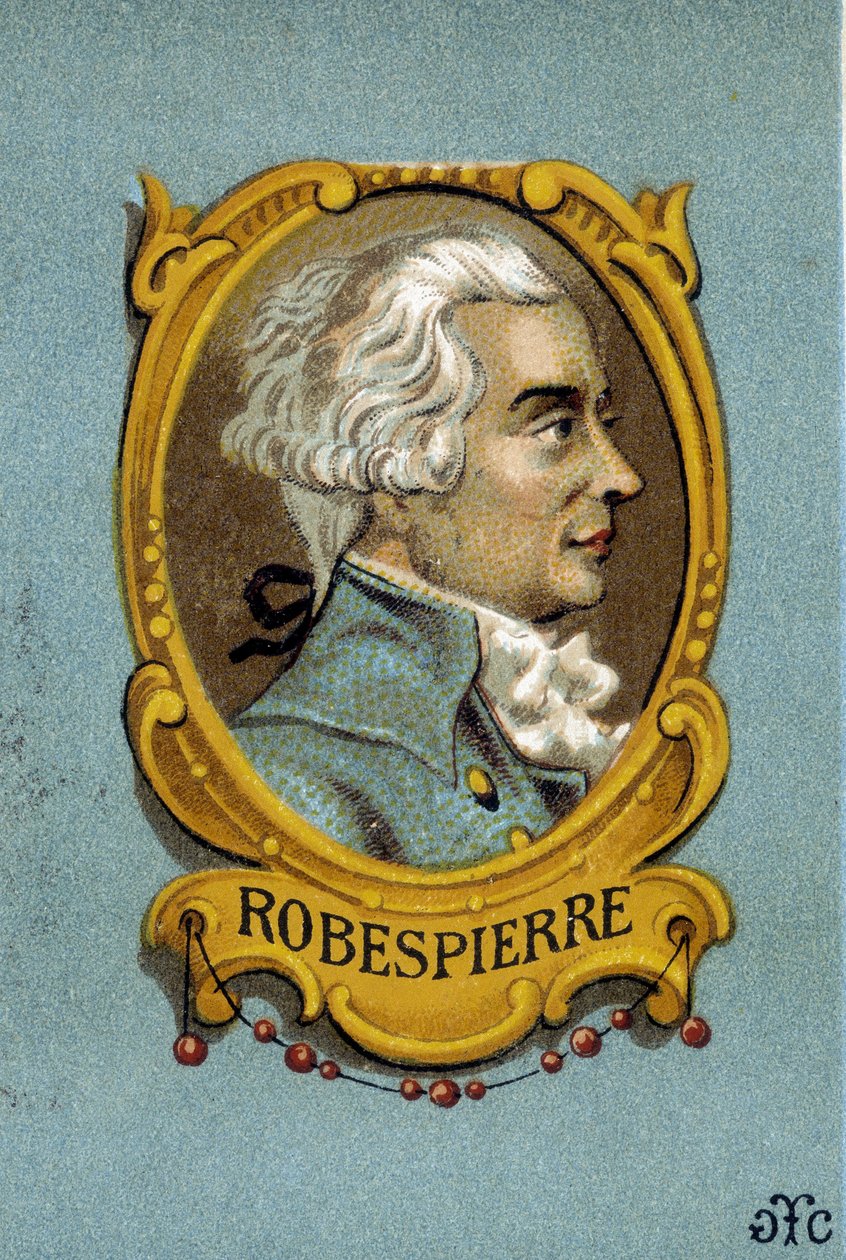 Portrett av Pierre Victurien Vergniaud (1753-1793), fransk politiker. i "Historical Gallery of the French Revolution" av Albert Maurin av French School