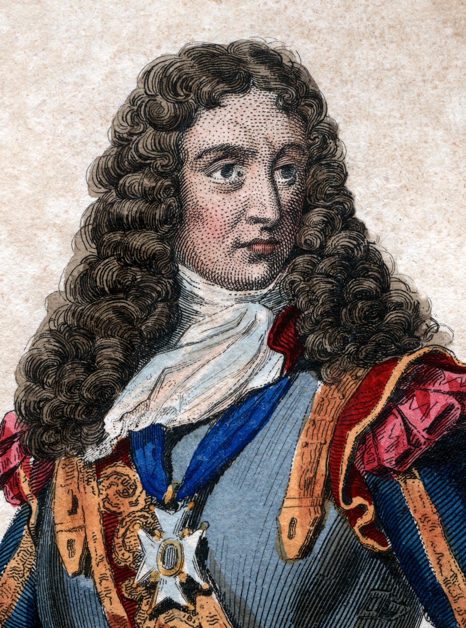 Portrett av Rene Duguay Trouin (Rene Trouin du Gue kalt) (1673-1736), fransk korsar. av French School