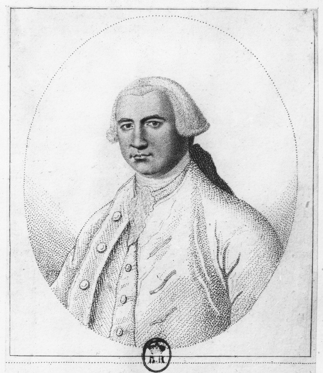 Portrett av Robert Lord Clive, baron av Plassey av French School