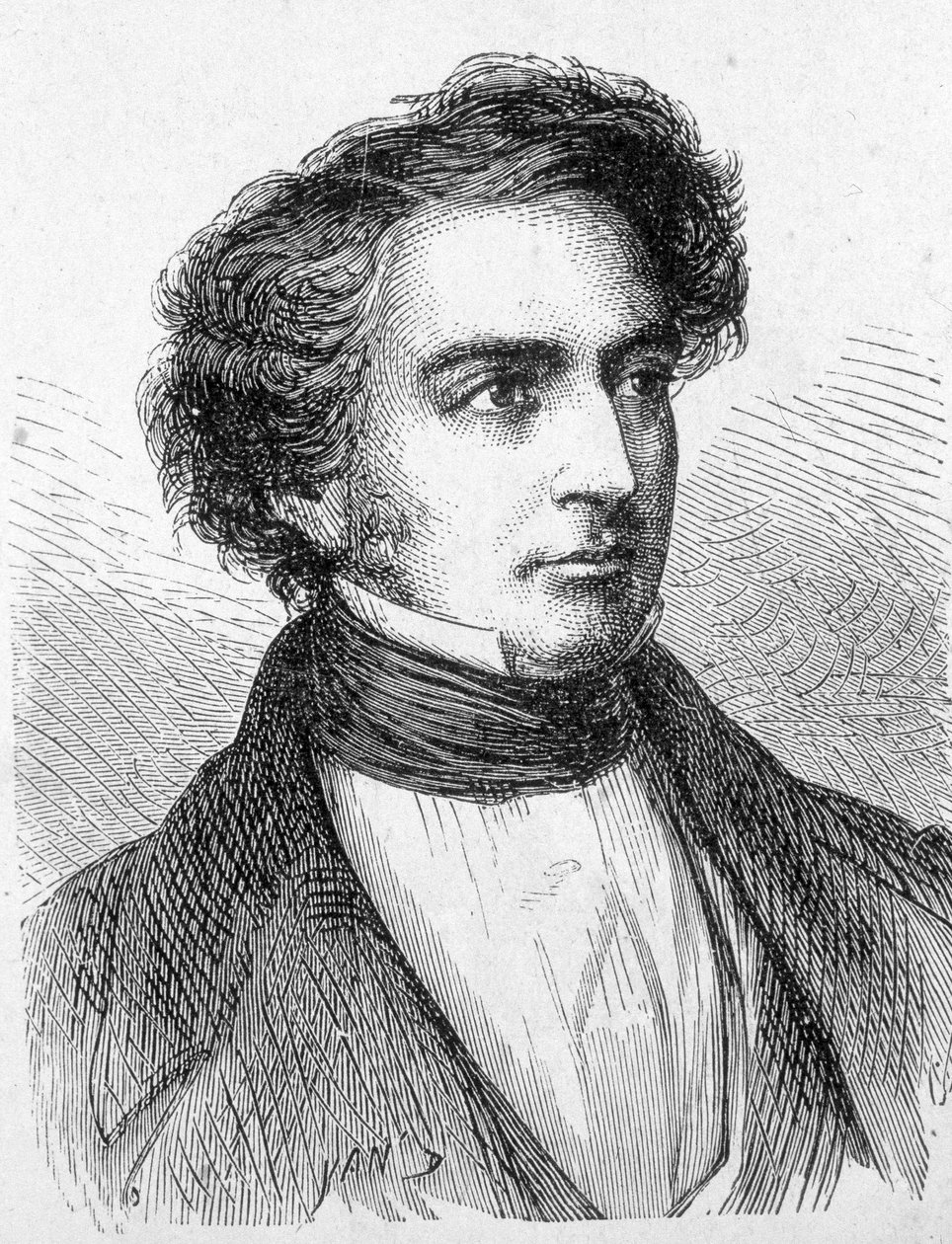 Portrait of Robert Stephenson (1803 - 1859) - in “” Album of Science; Illustrous Scholars; Great Discoveries””” 1896. av French School