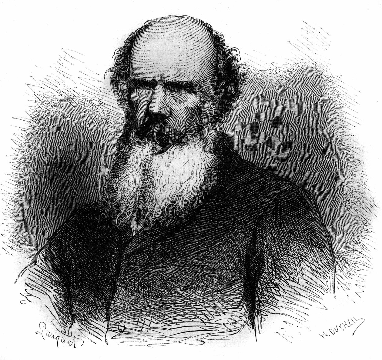 Portrett av Samuel Charters Macpherson (1806–1860), britisk soldat og politiker. Gravering fra 1868. av French School