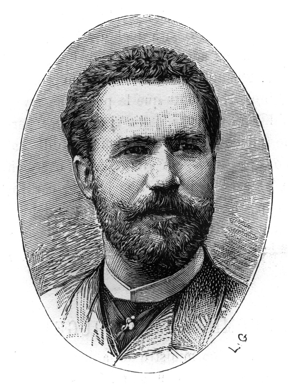 Portrait of Sebastian Julian Gayarre Garjon (1844-1890), Spanish tenor. Engraving in “” Le Monde Illustré””, March 20 av French School