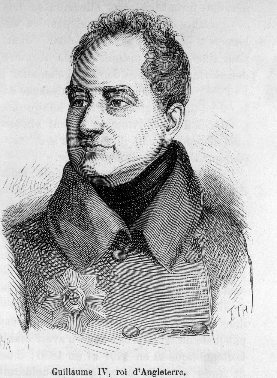 Portrett av William IV, konge av England (1765-1837). av French School