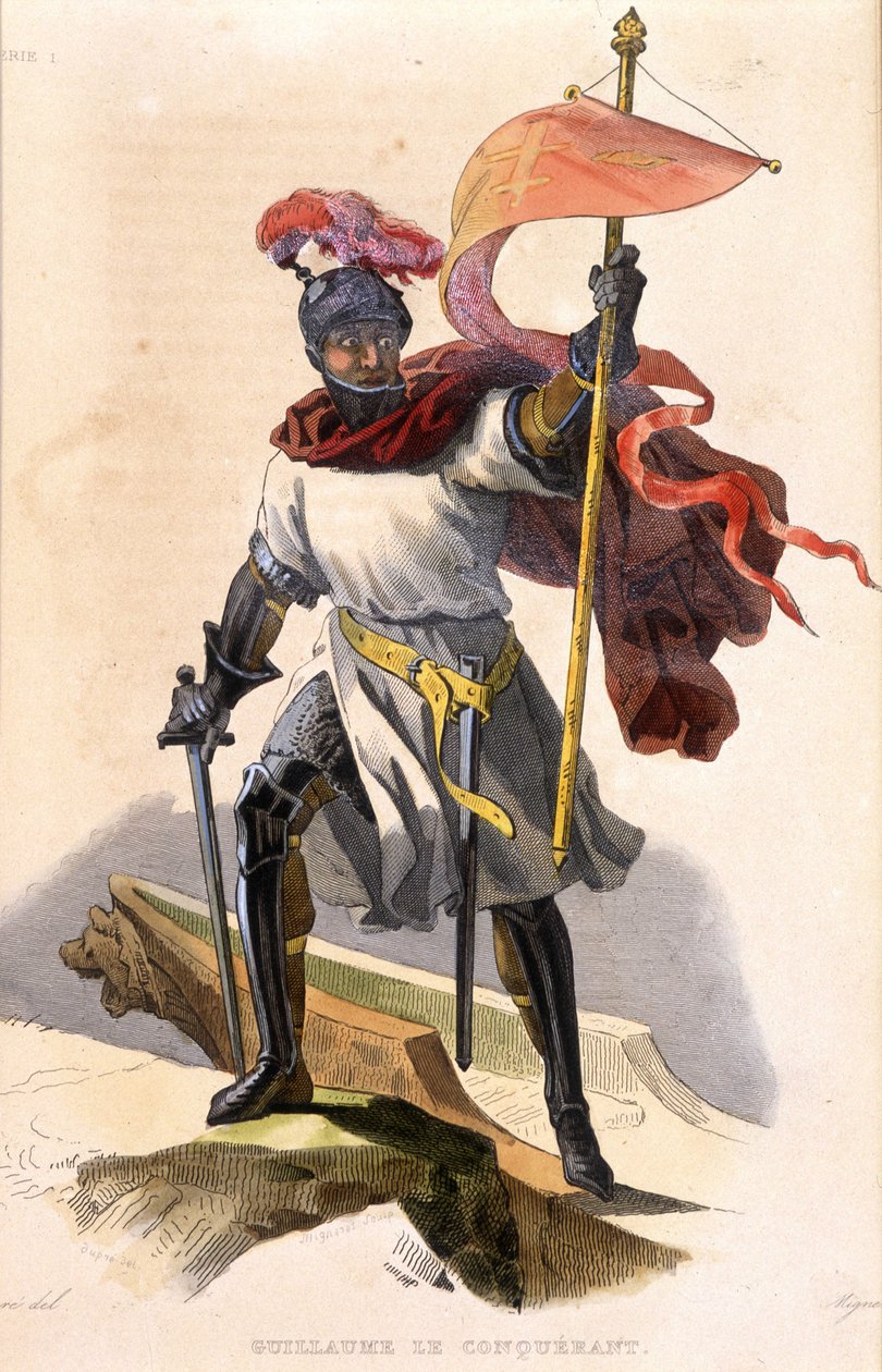 Portrett av Vilhelm Erobreren - i "" Le Plutarque francais", red. Mennechet av French School