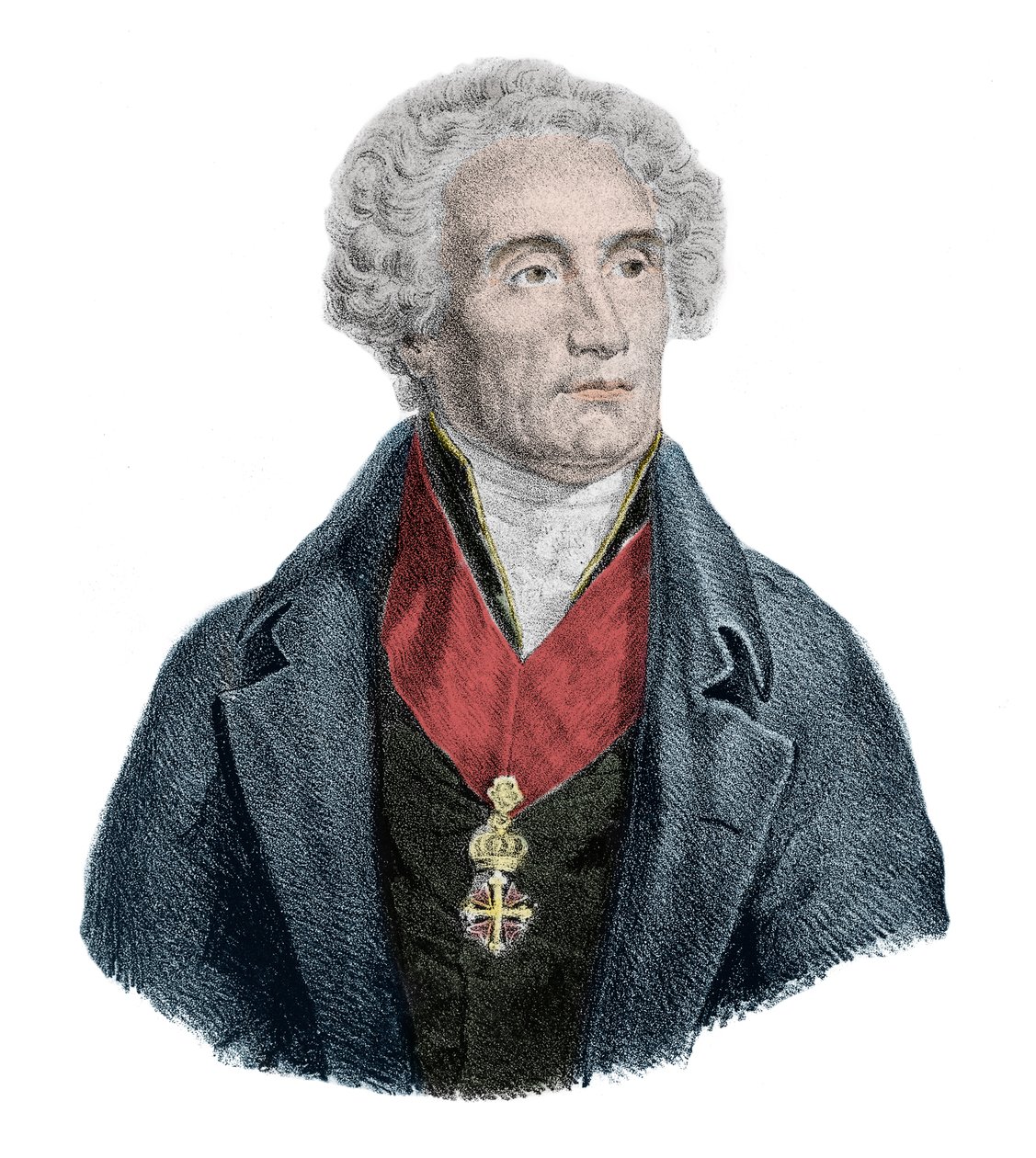Portrett av Xavier de Maistre av French School