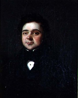 Portrait of a Gentleman, ca. 1835 (olje på lerret) av French School
