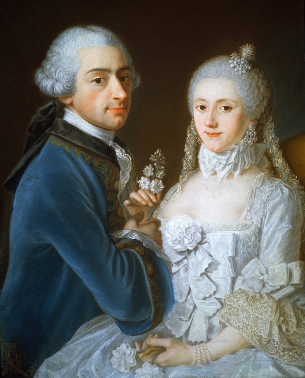 Portrett av et gift par, 1752 av French School